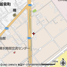 静岡県静岡市清水区駒越南町周辺の地図