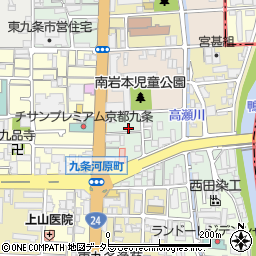 京都府京都市南区東九条河西町9周辺の地図