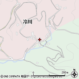静岡県伊豆市冷川1854-2周辺の地図