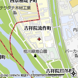 京都府京都市南区吉祥院流作町34-5周辺の地図
