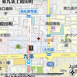 京都府京都市南区東九条烏丸町27周辺の地図