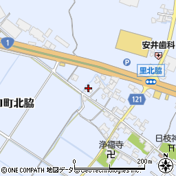 滋賀県甲賀市水口町北脇1341周辺の地図