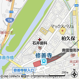 静岡県伊豆市柏久保1281-2周辺の地図