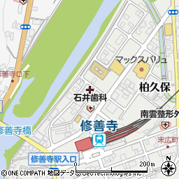 静岡県伊豆市柏久保1281-2周辺の地図