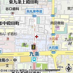 京都府京都市南区東九条烏丸町22周辺の地図