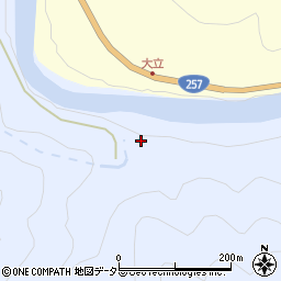 愛知県新城市布里厚ノ久保周辺の地図