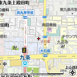 京都府京都市南区東九条烏丸町35周辺の地図
