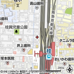 三井のリハウス桂センター周辺の地図