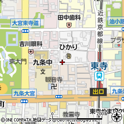 京都府京都市南区西九条唐橋町1周辺の地図