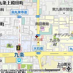 京都府京都市南区東九条烏丸町37周辺の地図