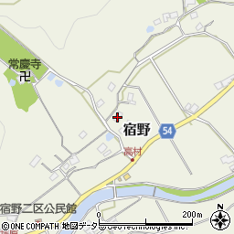 大阪府豊能郡能勢町宿野985周辺の地図