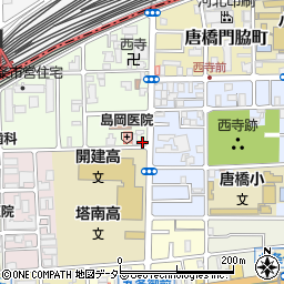 京都府京都市南区唐橋平垣町67周辺の地図