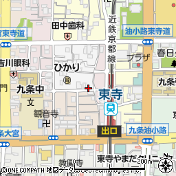 京都府京都市南区西九条唐橋町27周辺の地図
