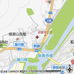 静岡県伊豆市修善寺277-1周辺の地図
