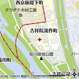 京都府京都市南区吉祥院流作町40周辺の地図