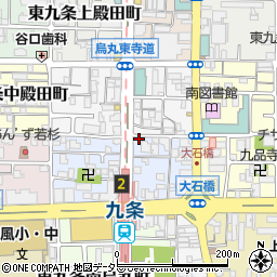 京都府京都市南区東九条烏丸町23周辺の地図