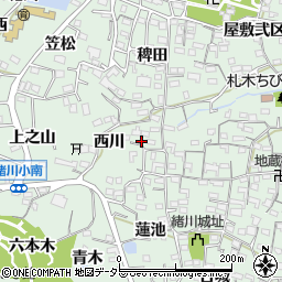 愛知県知多郡東浦町緒川西川42周辺の地図