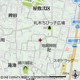 愛知県知多郡東浦町緒川屋敷参区109周辺の地図