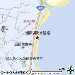 瀬戸浜海水浴場周辺の地図