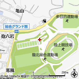 愛知県岡崎市真伝町抱六岩1周辺の地図