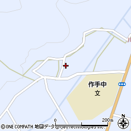 愛知県新城市作手高里下屋敷周辺の地図