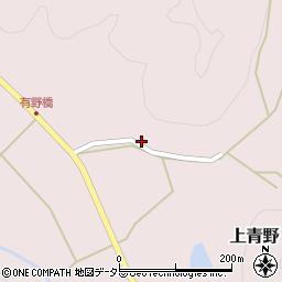 兵庫県三田市上青野410周辺の地図