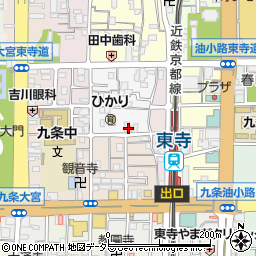 京都府京都市南区西九条唐橋町23周辺の地図