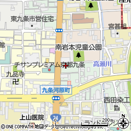 京都府京都市南区東九条河西町7周辺の地図