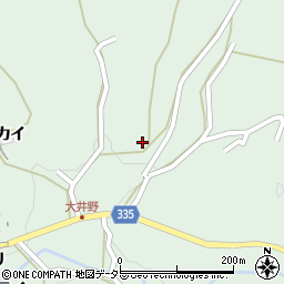 愛知県岡崎市大井野町カキダ31周辺の地図