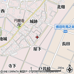 愛知県岡崎市小針町城跡94周辺の地図