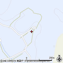 愛知県新城市作手高里松風呂周辺の地図
