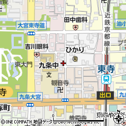 京都府京都市南区西九条南小路町34周辺の地図