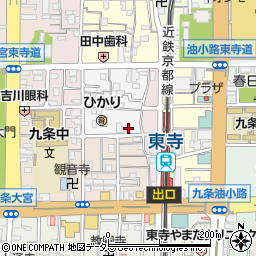 京都府京都市南区西九条唐橋町26周辺の地図