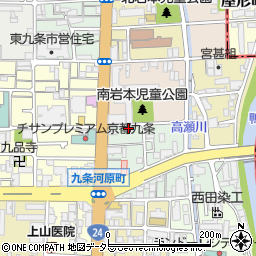 京都府京都市南区東九条河西町8周辺の地図