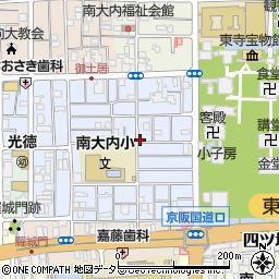 日本自動車運転士労働組合　京都支部周辺の地図