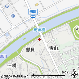 愛知県刈谷市高須町懸貝20-1周辺の地図