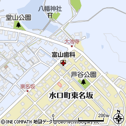 富山歯科医院周辺の地図