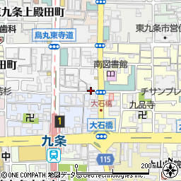 京都府京都市南区東九条北烏丸町37周辺の地図