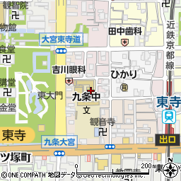 京都府京都市南区西九条南小路町1周辺の地図
