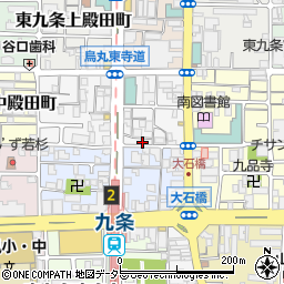 京都府京都市南区東九条北烏丸町40周辺の地図