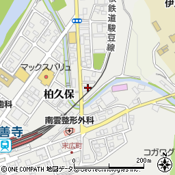 静岡県伊豆市柏久保1400-1周辺の地図