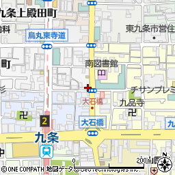 京都府京都市南区東九条北烏丸町36周辺の地図