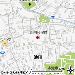 池田公民館周辺の地図