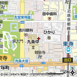京都府京都市南区西九条南小路町35周辺の地図
