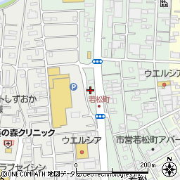 静岡県静岡市葵区若松町121周辺の地図