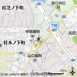 桂地蔵寺周辺の地図
