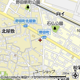 愛知県刈谷市野田町（石仏）周辺の地図
