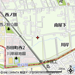 愛知県知立市谷田町南屋下172周辺の地図