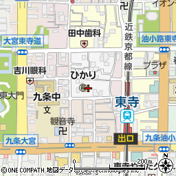 京都府京都市南区西九条唐橋町14周辺の地図