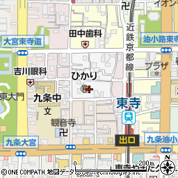 京都府京都市南区西九条唐橋町14周辺の地図